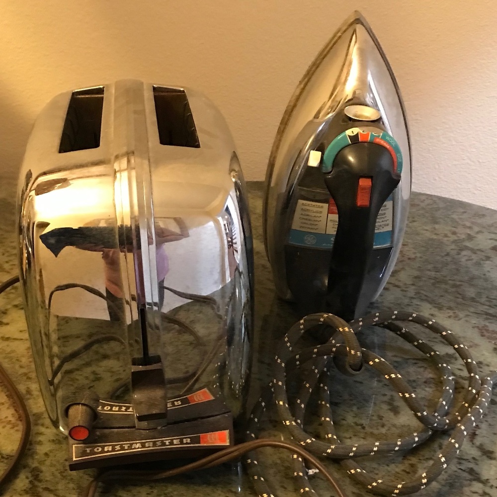 Antique Toaster & Iron